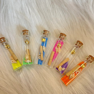 Message bottle random colors
