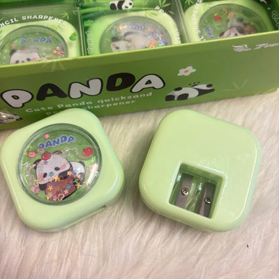 Panda water glitter sharpener
