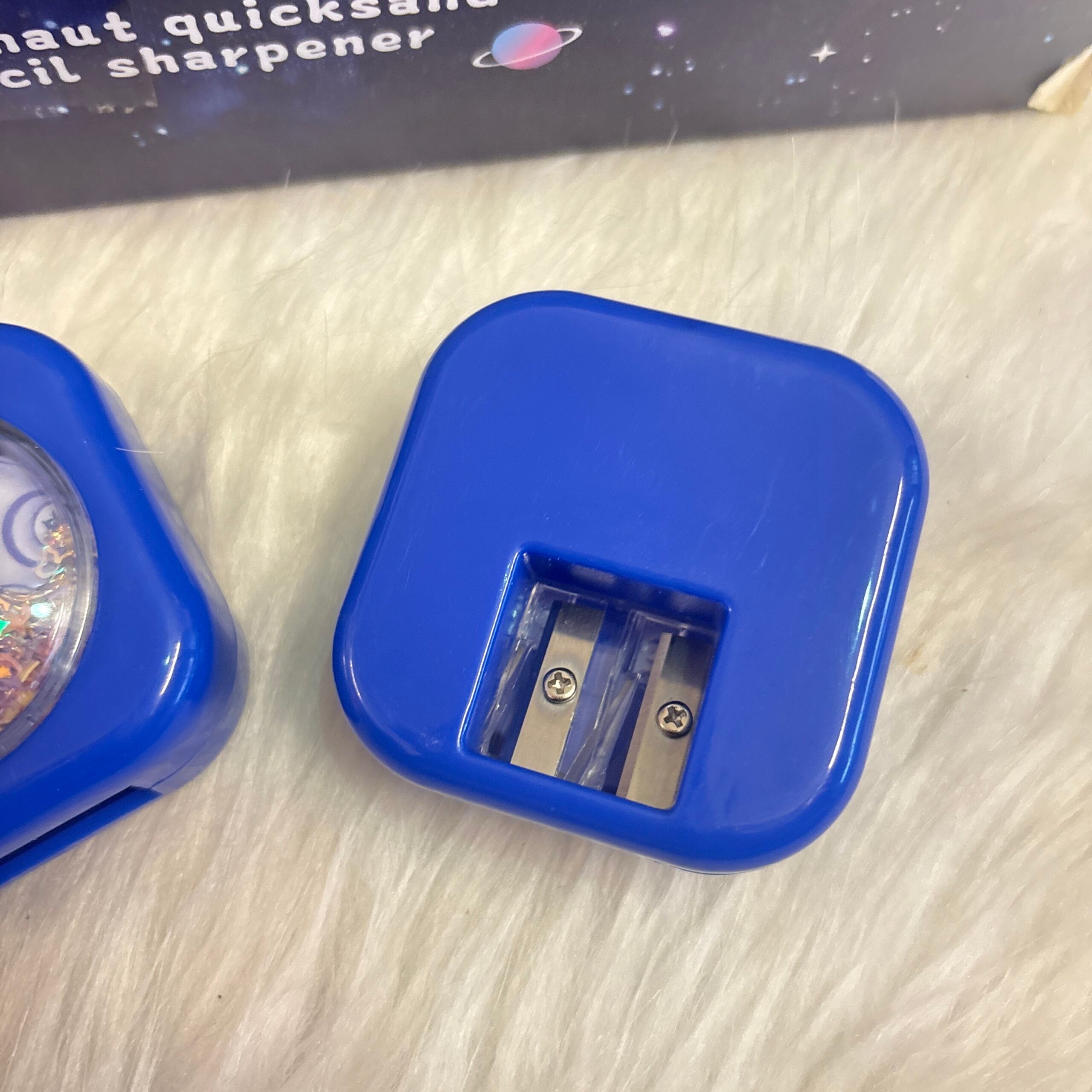 Water glitter space sharpener