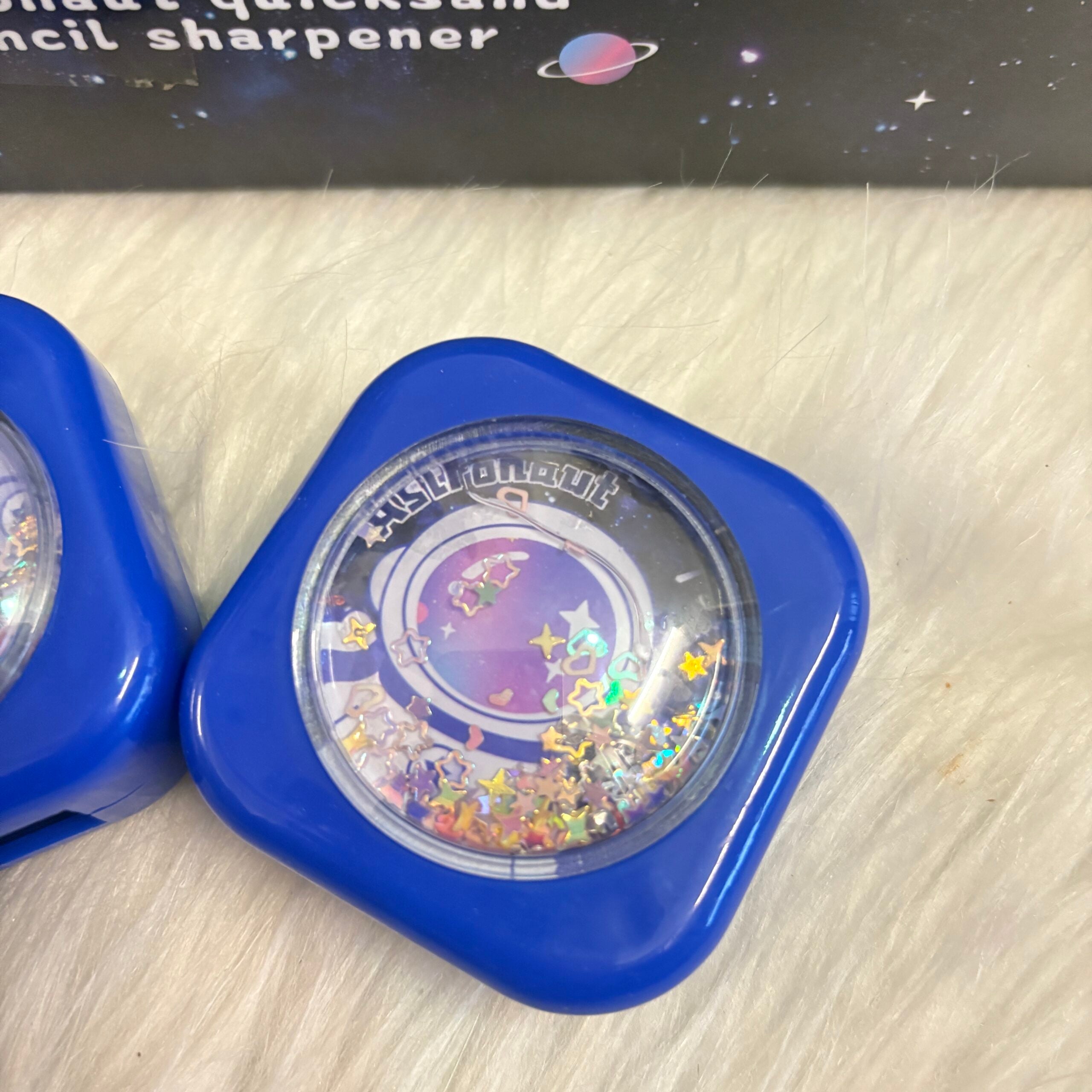 Water glitter space sharpener