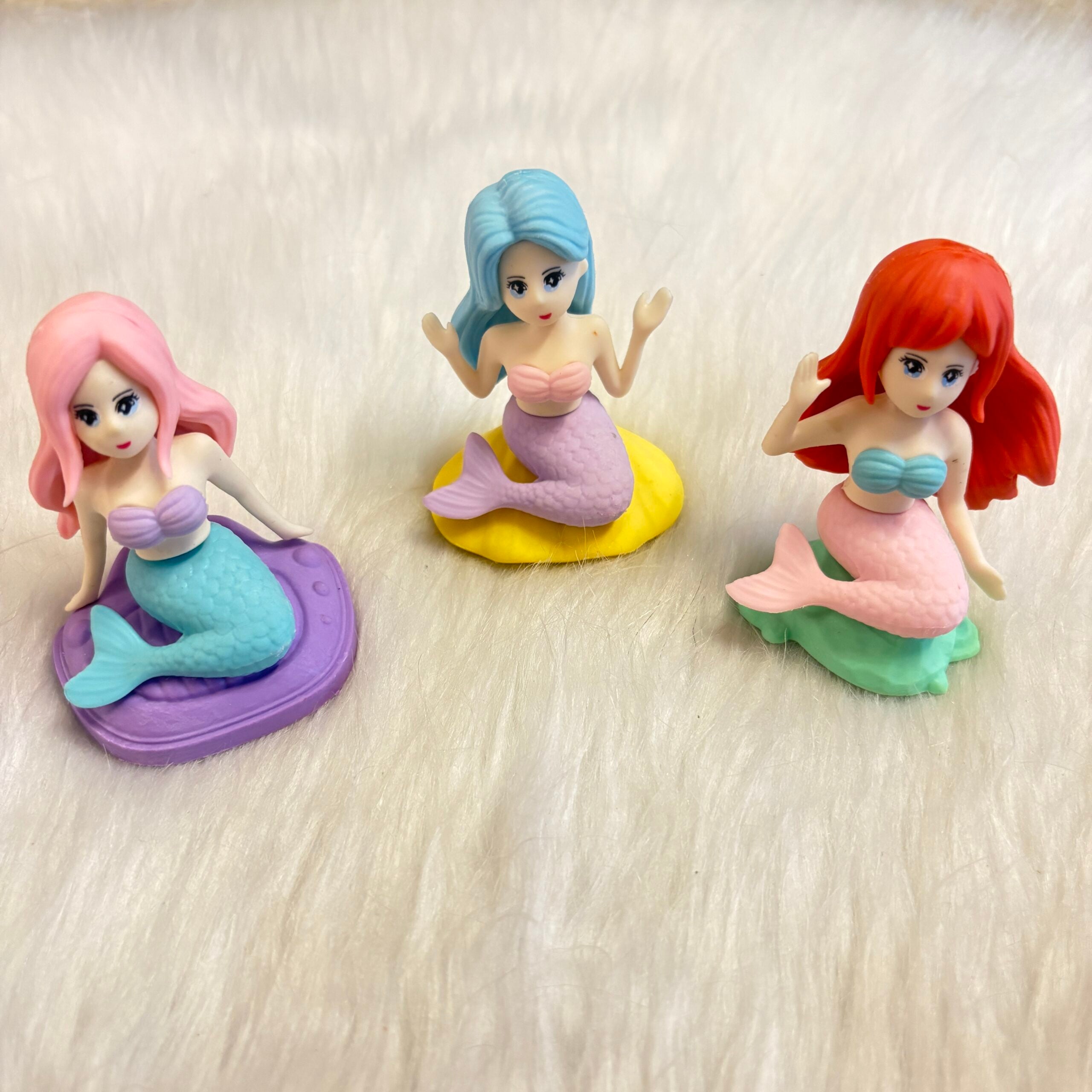 Jumbo mermaid erasers