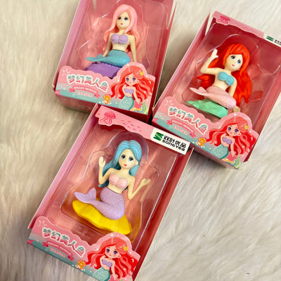 Jumbo mermaid erasers