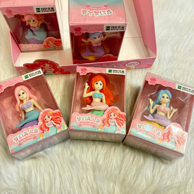 Jumbo mermaid erasers