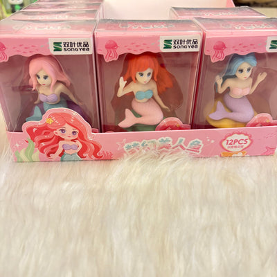 Jumbo mermaid erasers