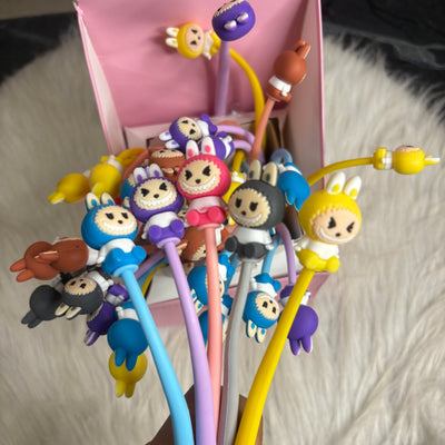 Dancing Labubu pen set of two