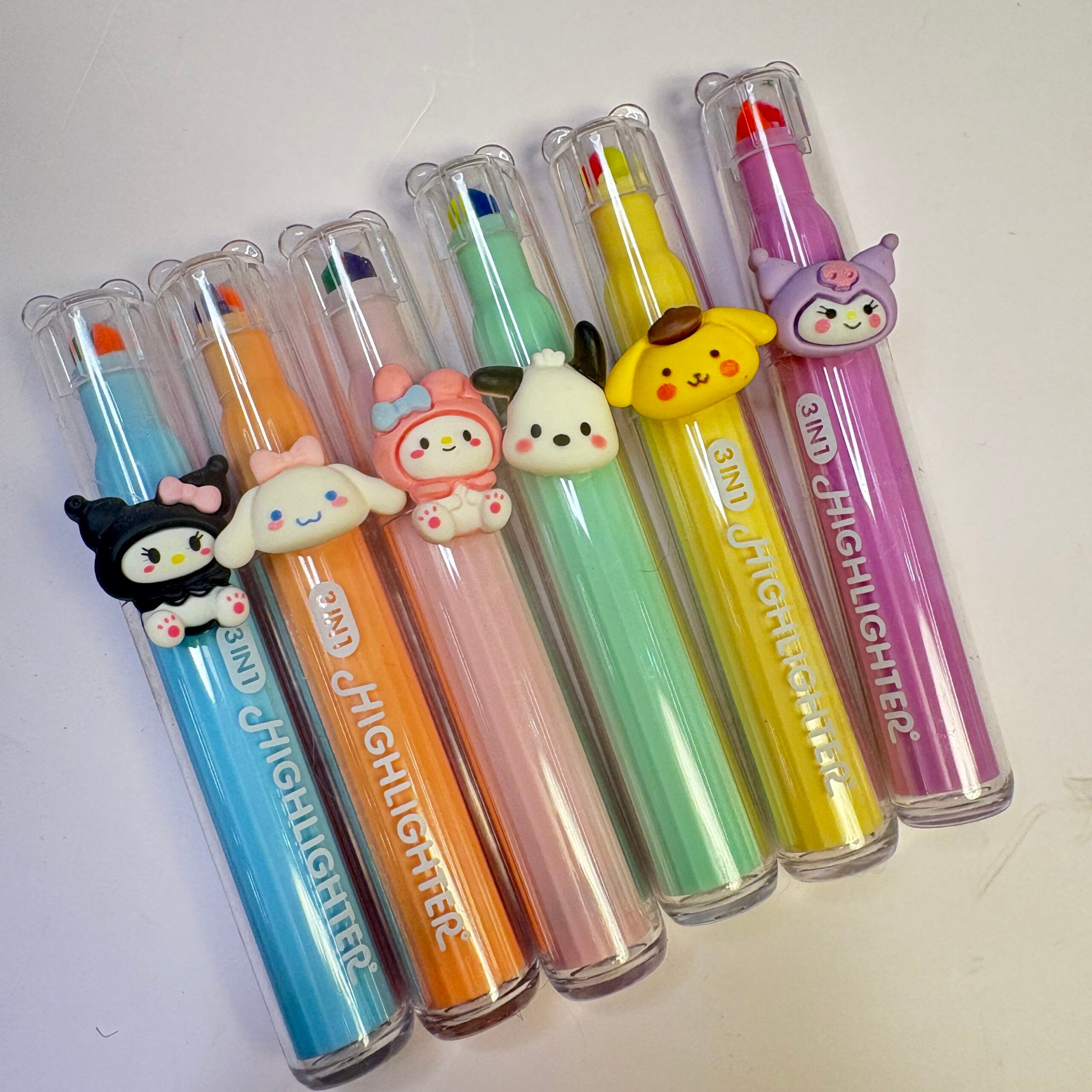 3 in 1 Sanrio highlighters