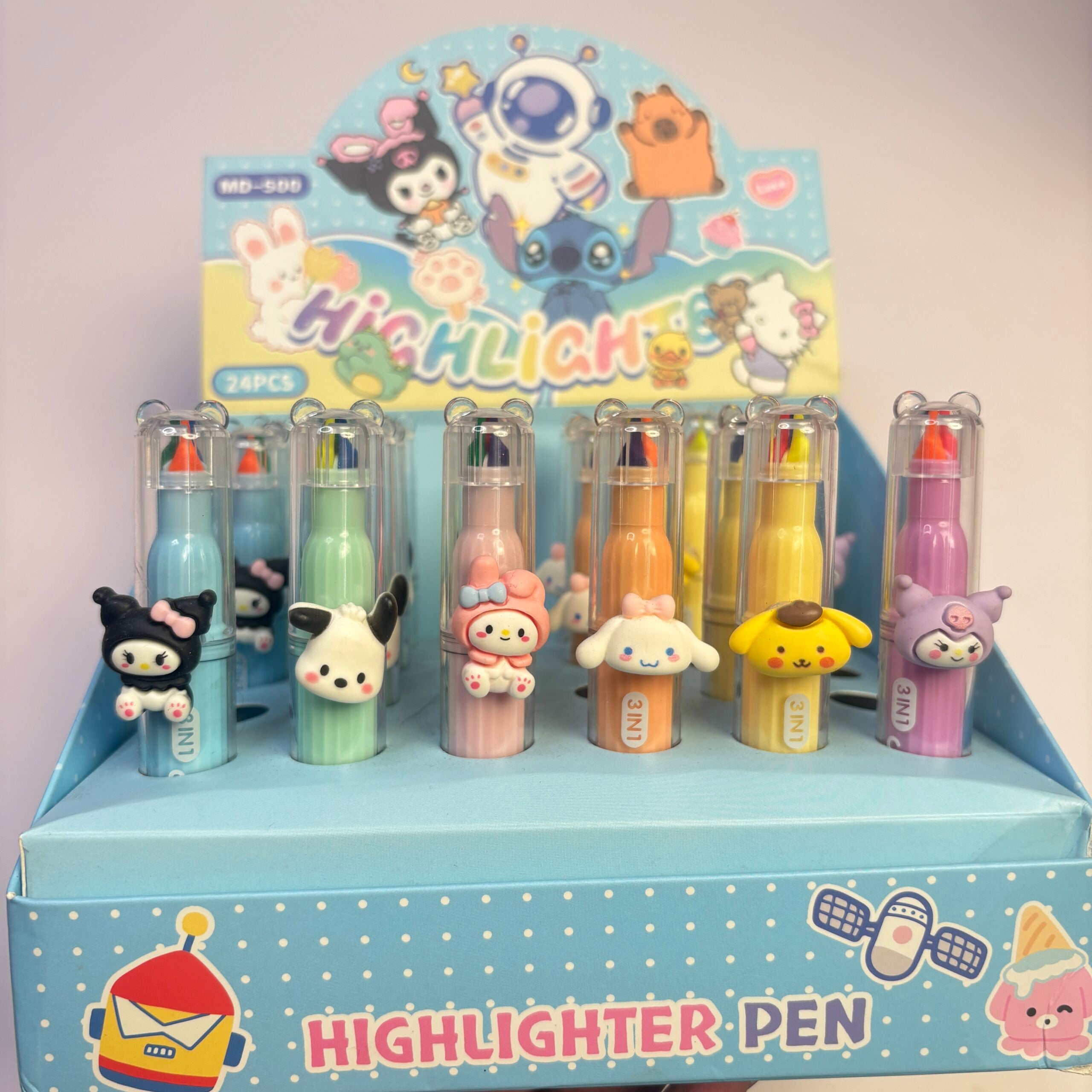 3 in 1 Sanrio highlighters