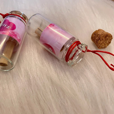 Love theme message bottle