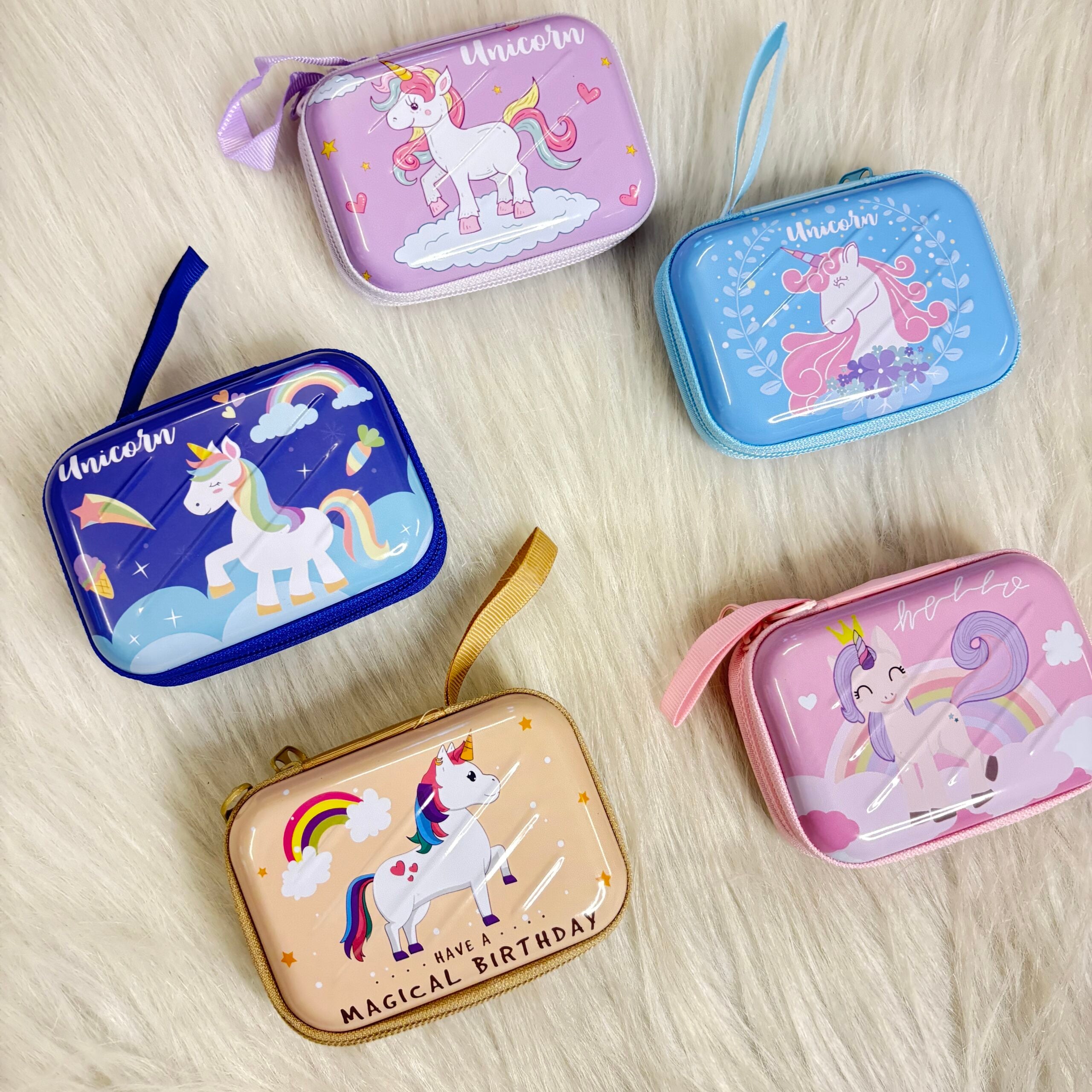 Flamingo and Unicorn multipurpose tins