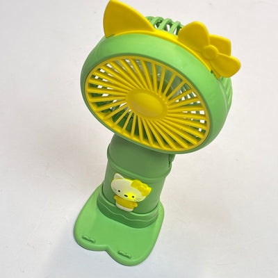 Hello kitty fan with light and stand