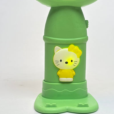 Hello kitty fan with light and stand