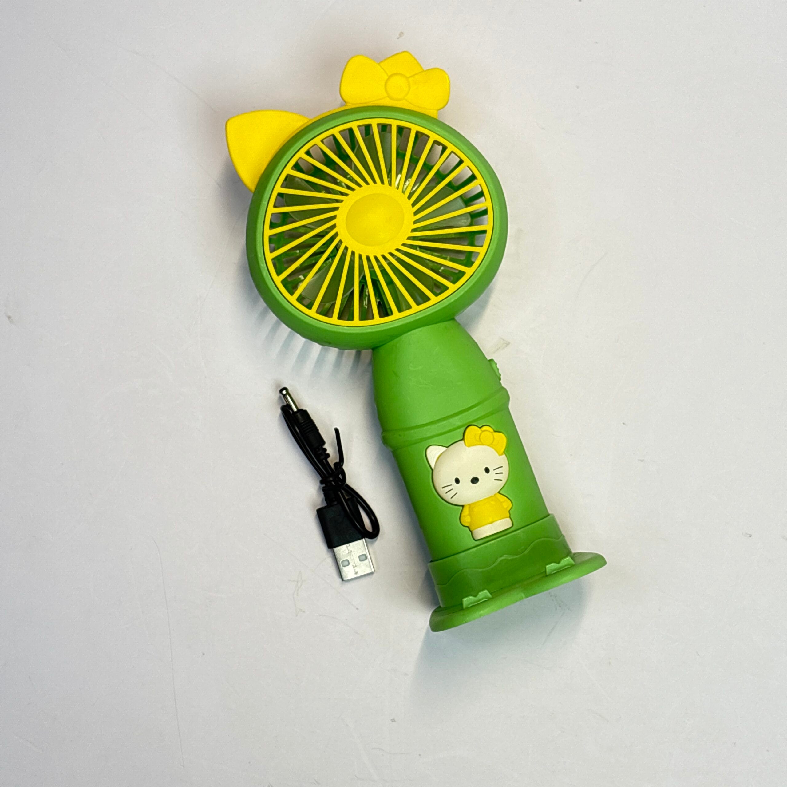 Hello kitty fan with light and stand