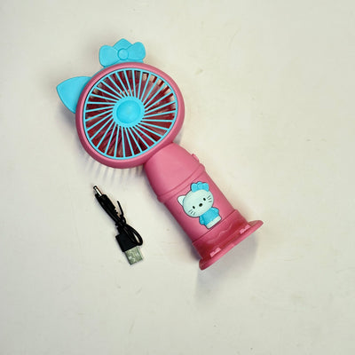Hello kitty fan with light and stand