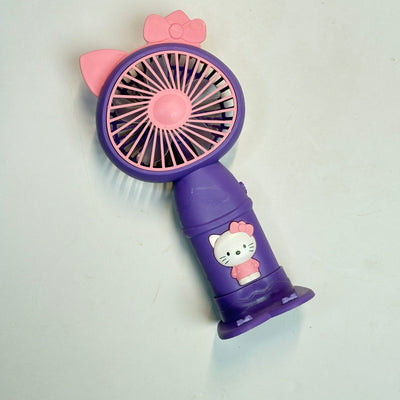 Hello kitty fan with light and stand
