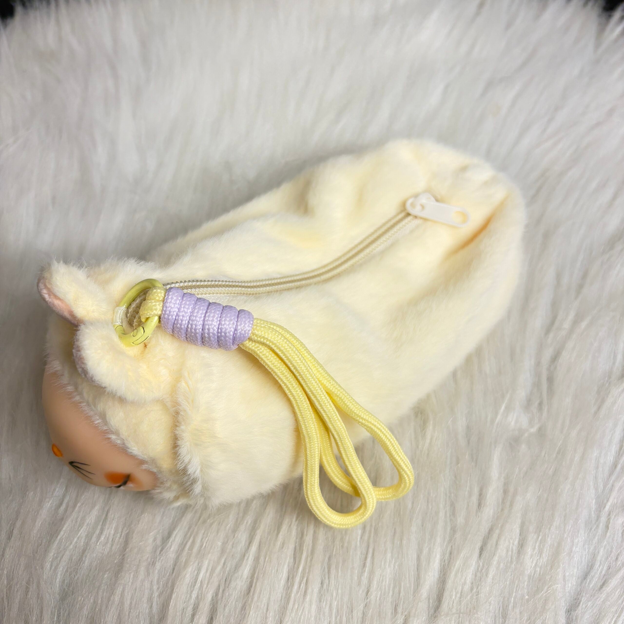 Cute Labubu Fur Pouches