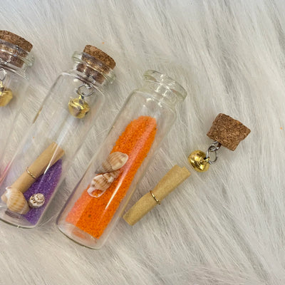 Message bottle random colors