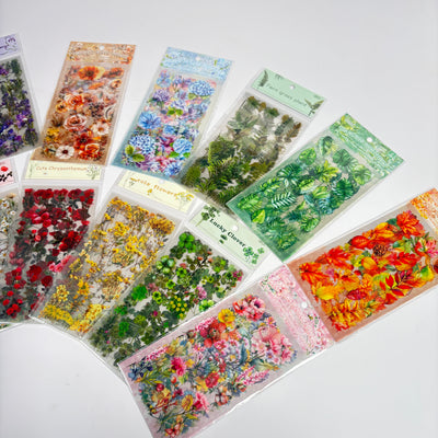 Flower stickers