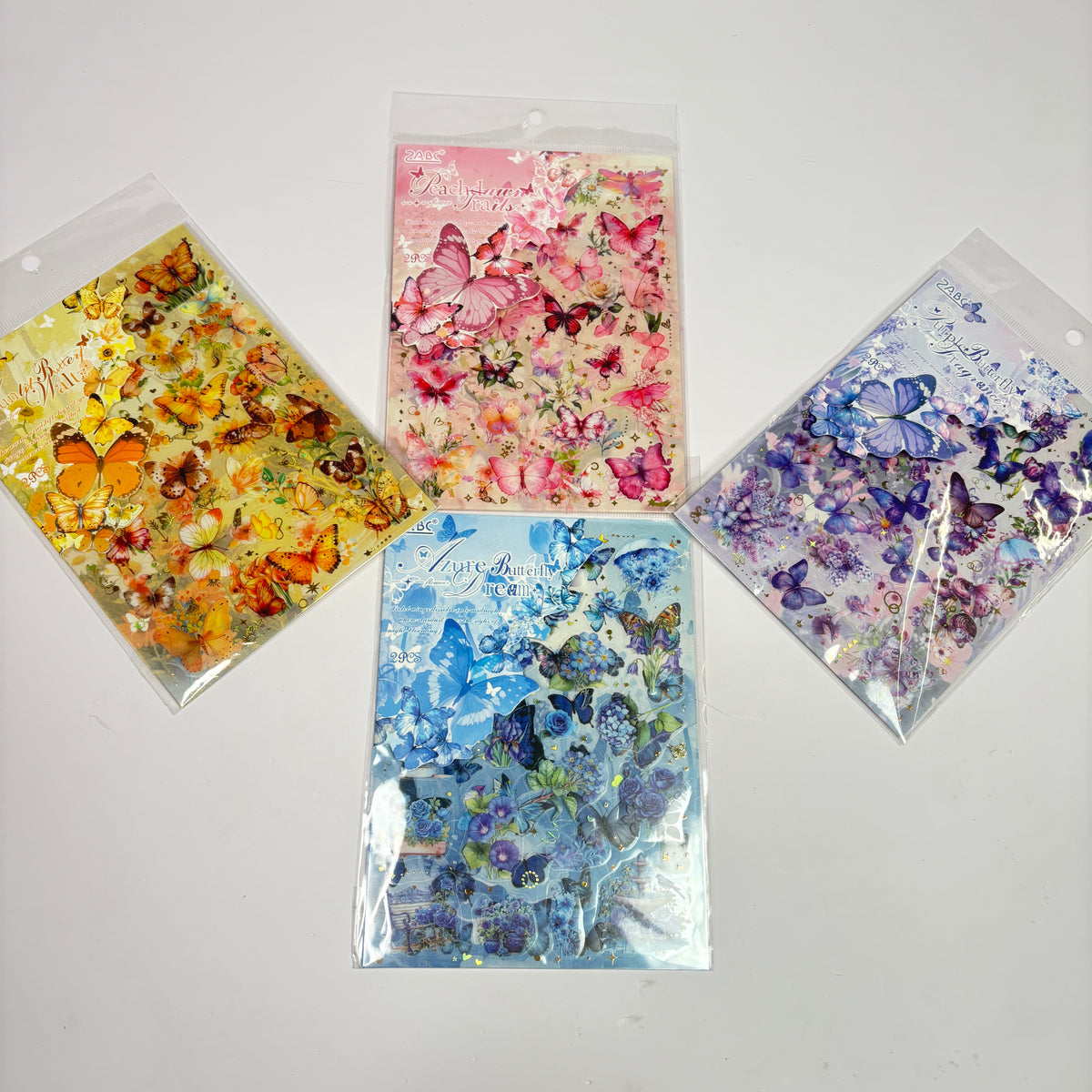 Butterfly sticker set of two sheets