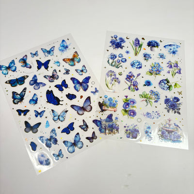 Butterfly sticker set of two sheets