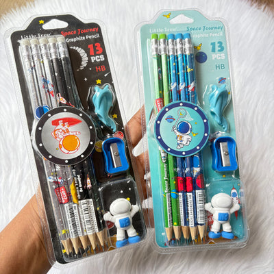 Cute space pencil gift set
