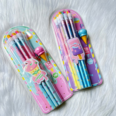 Ice cream pencil gift set for kids