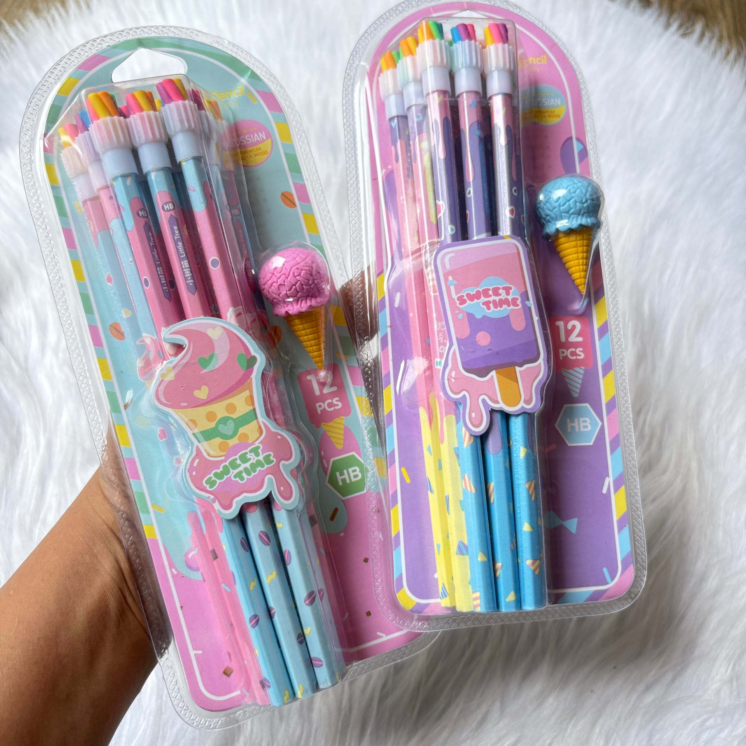 Ice cream pencil gift set for kids