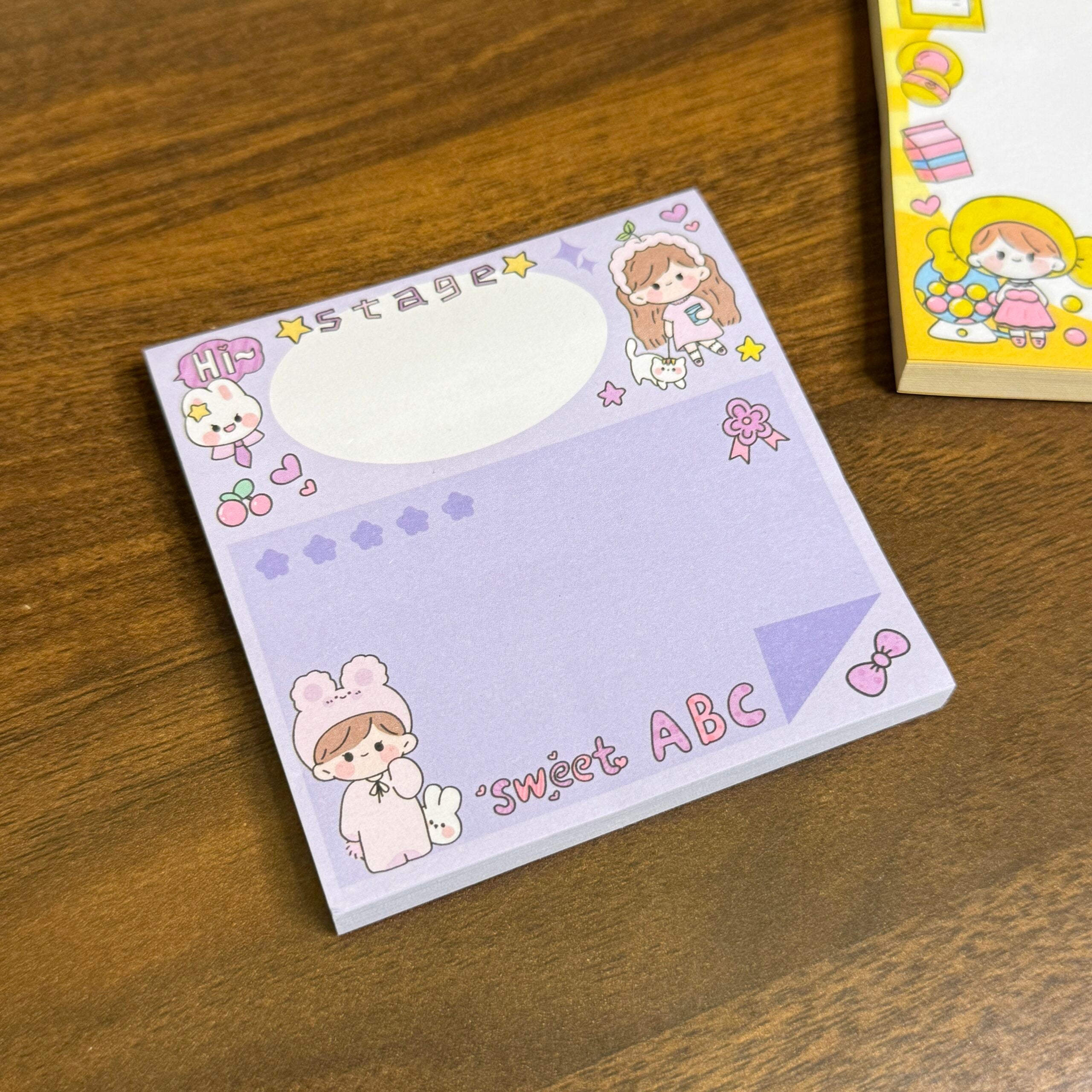 Cute sticky notes
