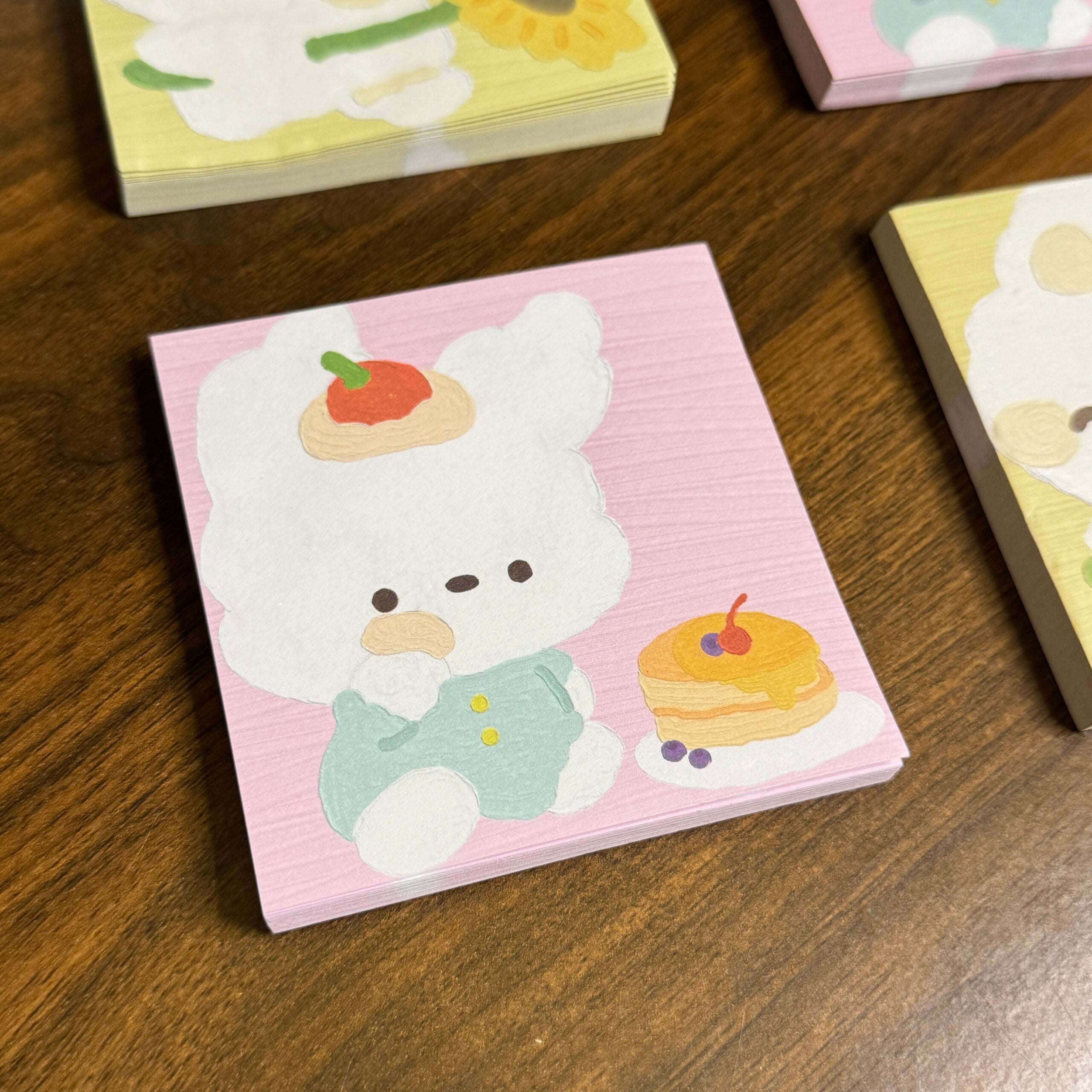 Bunny sticky notes