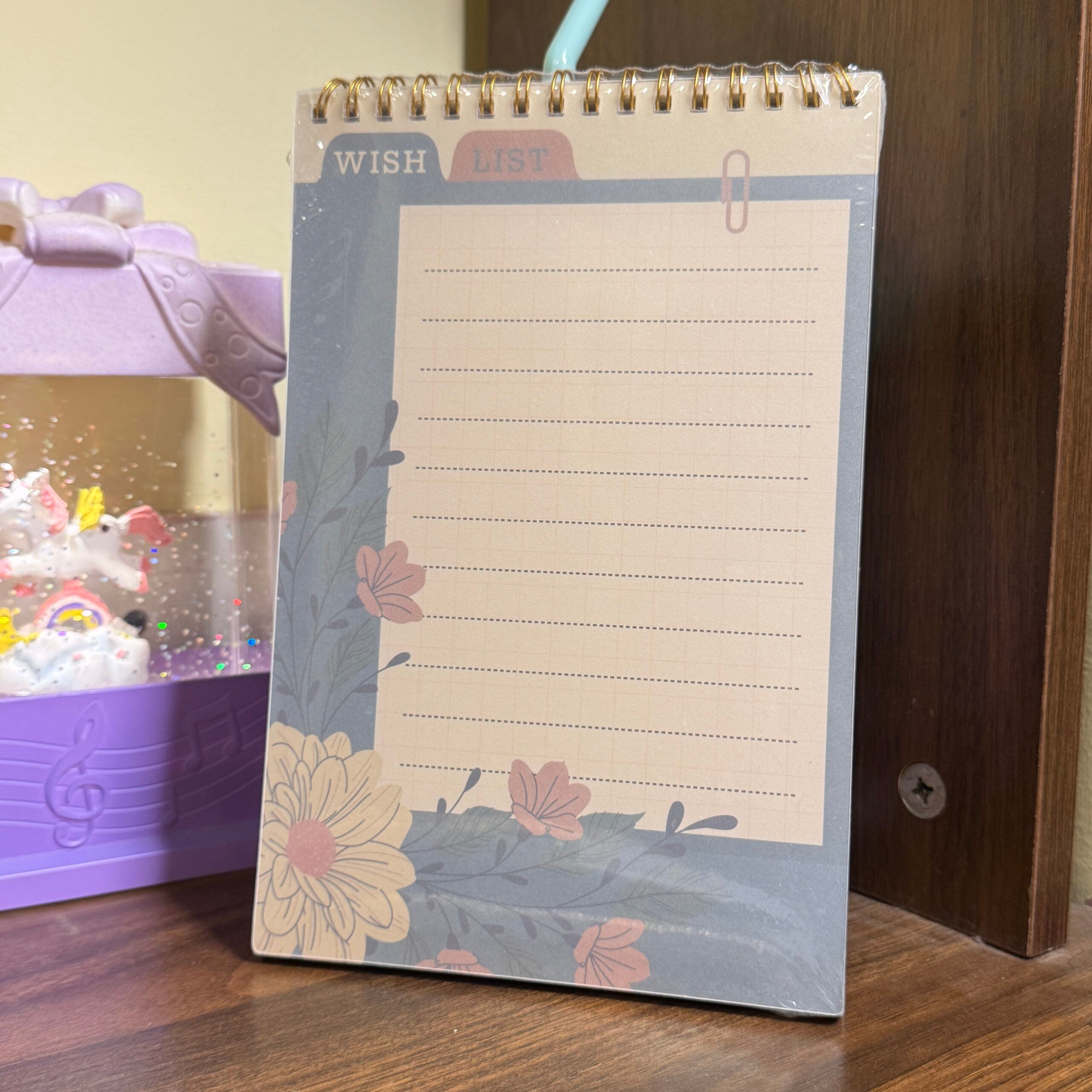 Wish list notepad