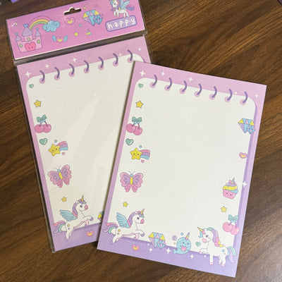 Unicorn to do list tear off sheets 40 sheets big size