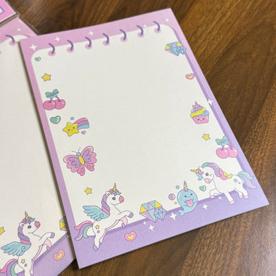 Unicorn to do list tear off sheets 40 sheets big size
