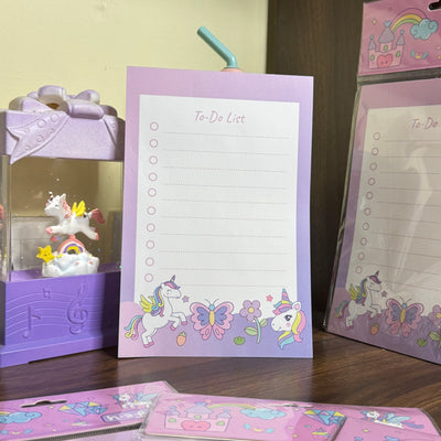Unicorn to to list notepad 30 sheets