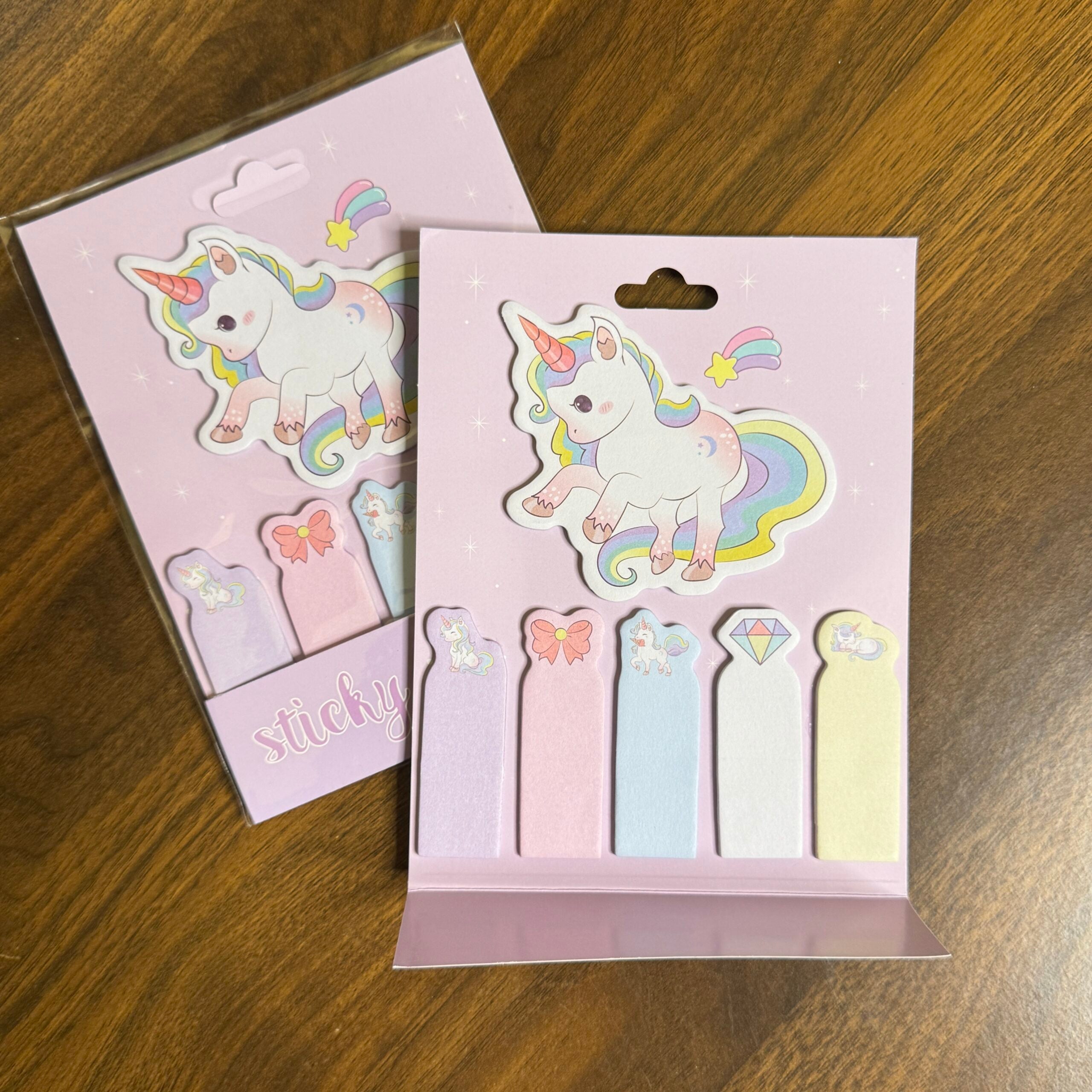 Unicorn sticky notes