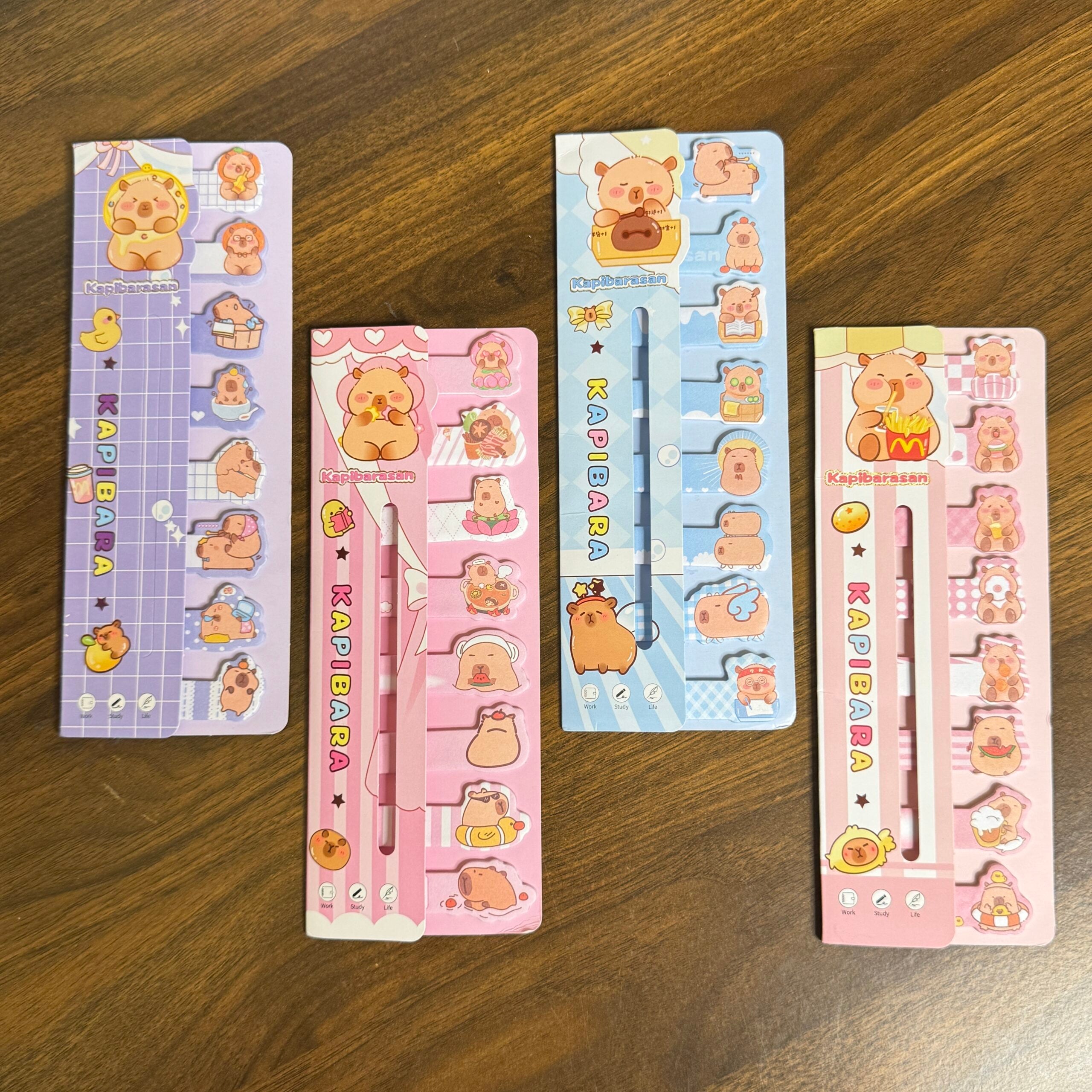 Capybara sticky notes