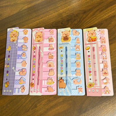 Capybara sticky notes