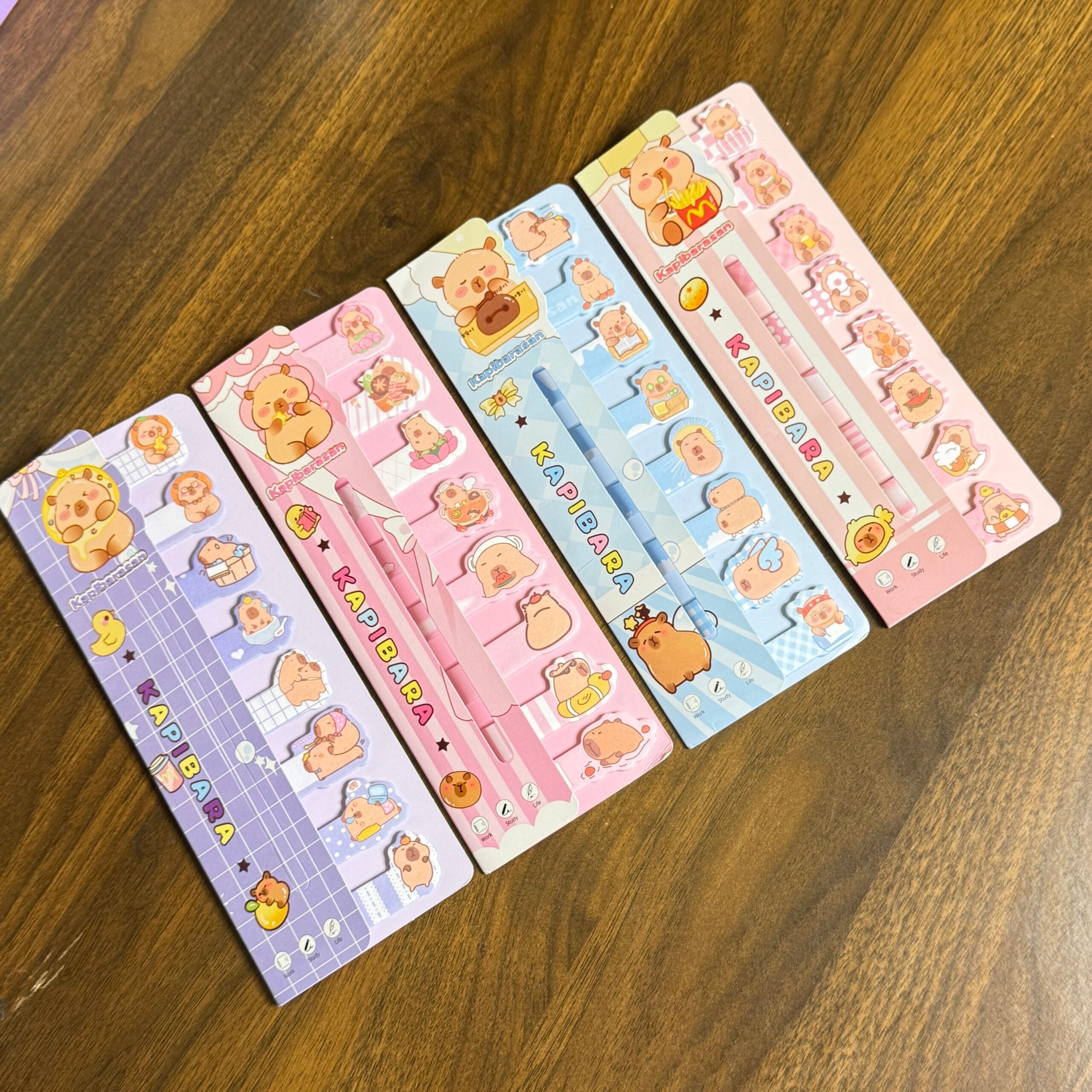 Capybara sticky notes