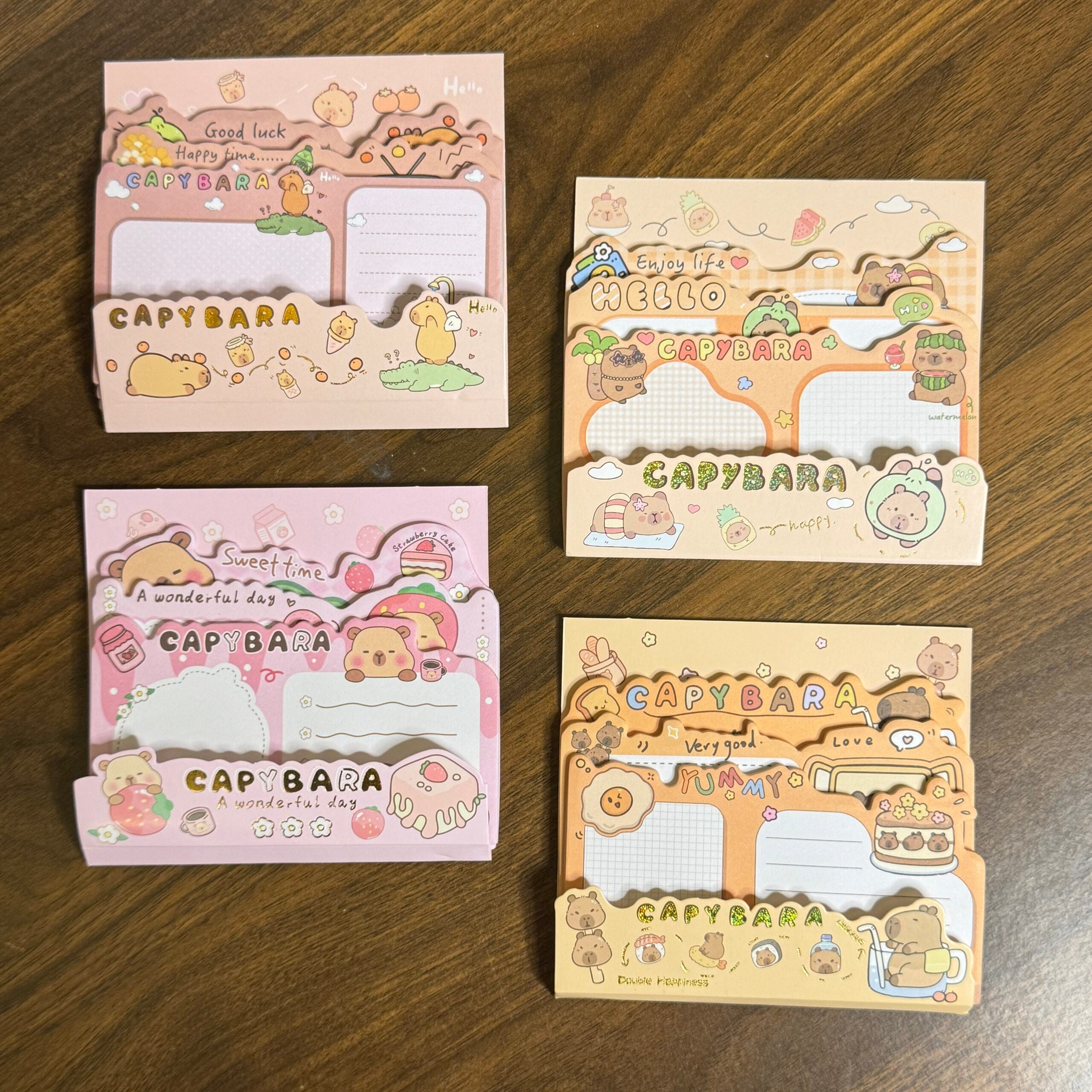 Capybara 3 layer sticky notes random