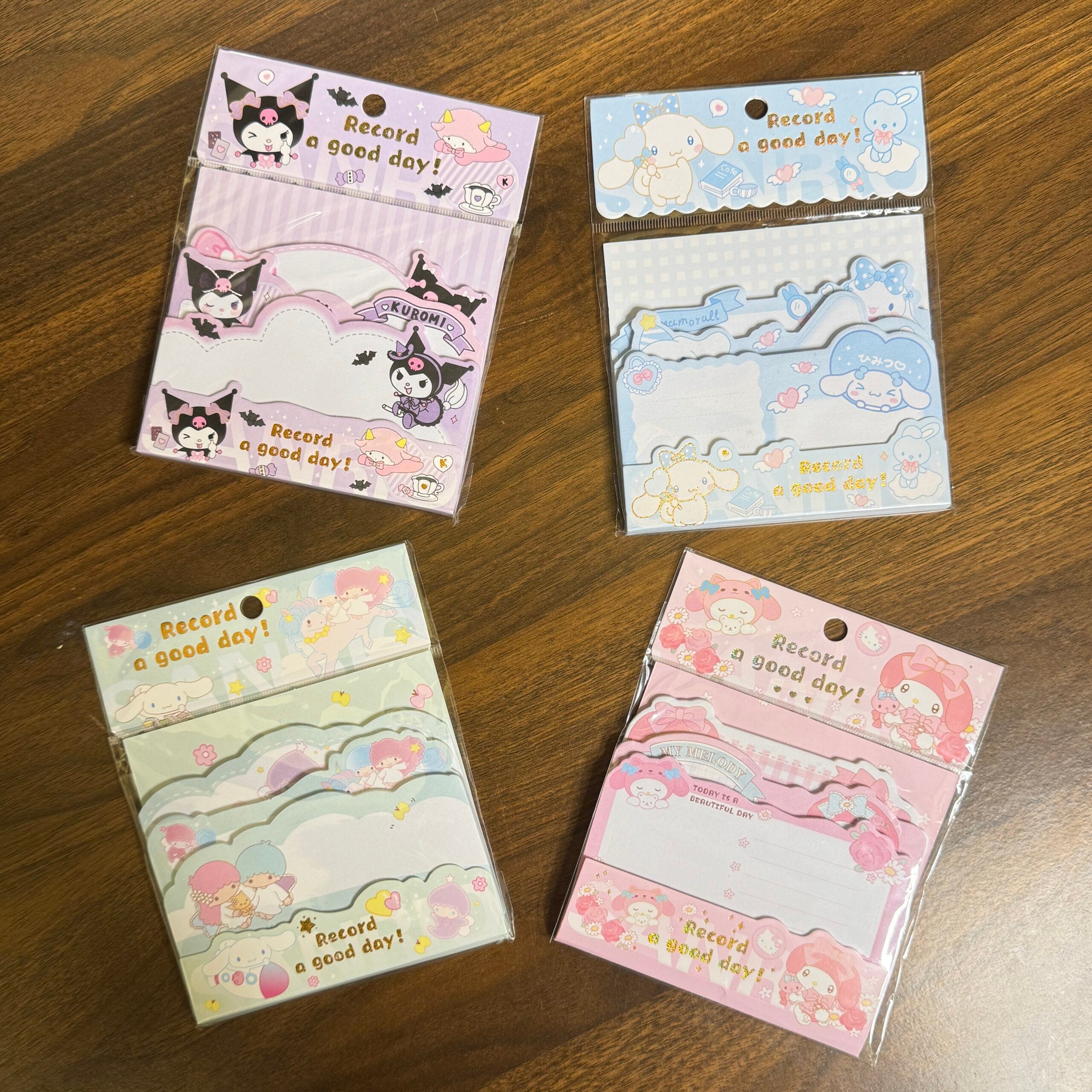 Kuromi three layered sticky notes