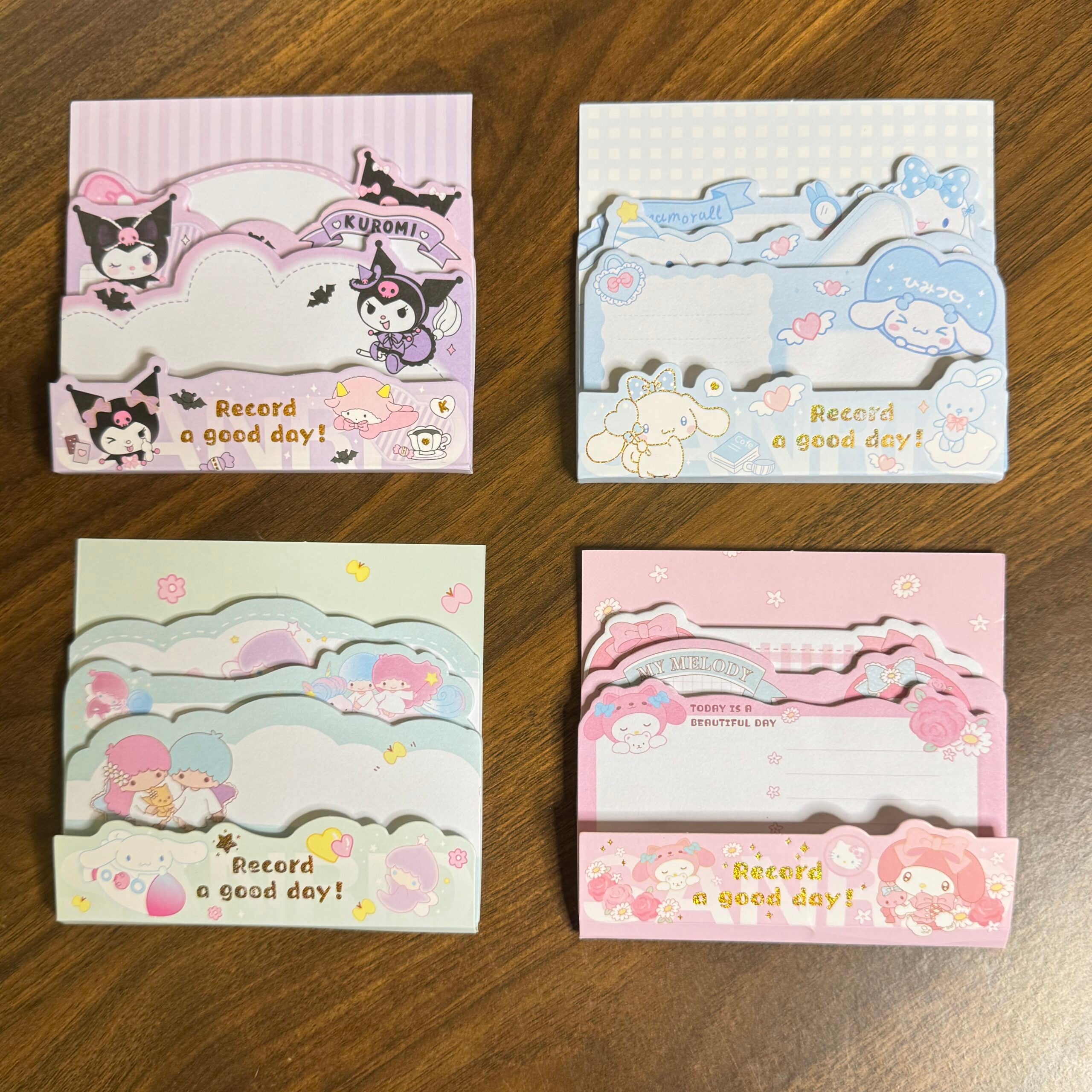 Kuromi three layered sticky notes