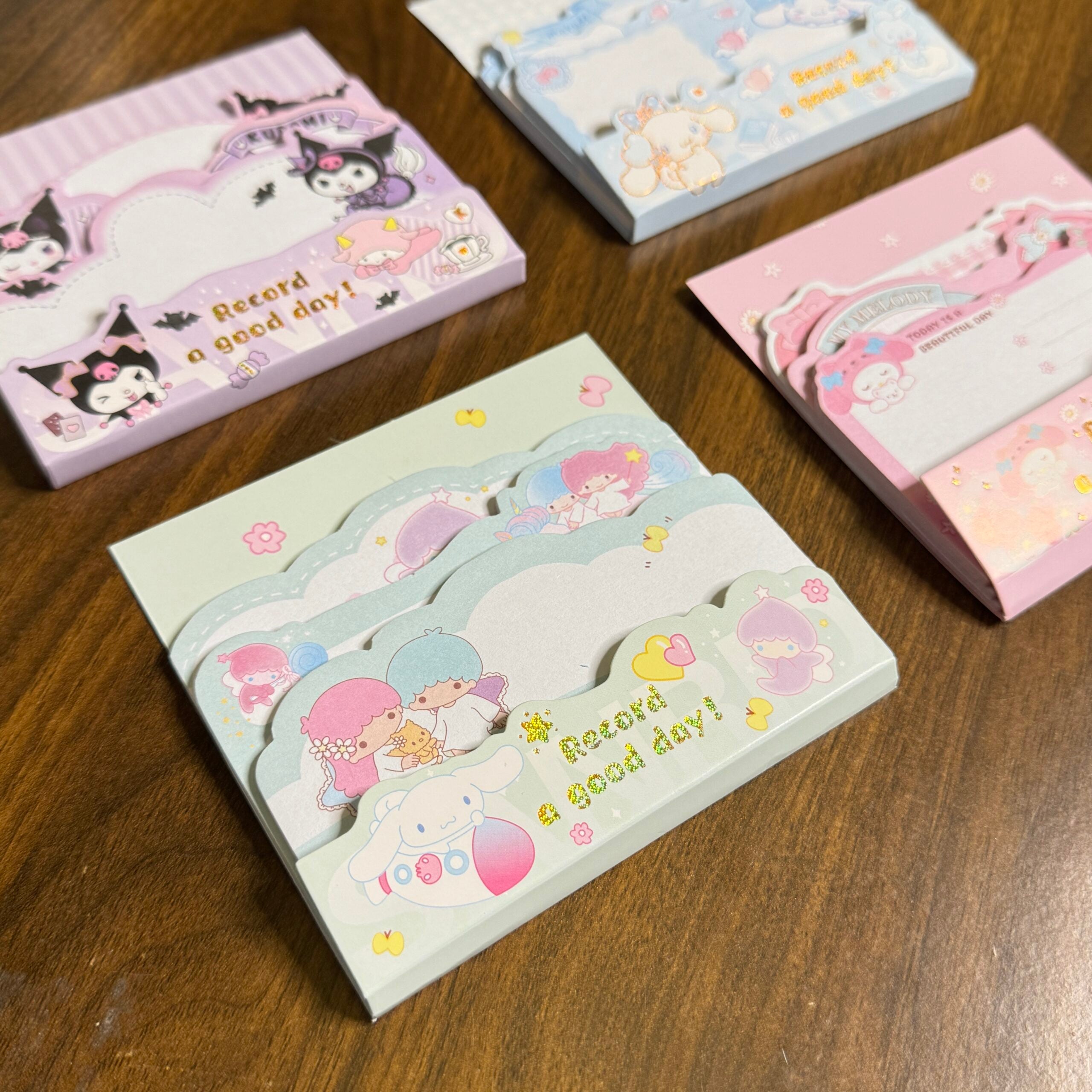 Kuromi three layered sticky notes