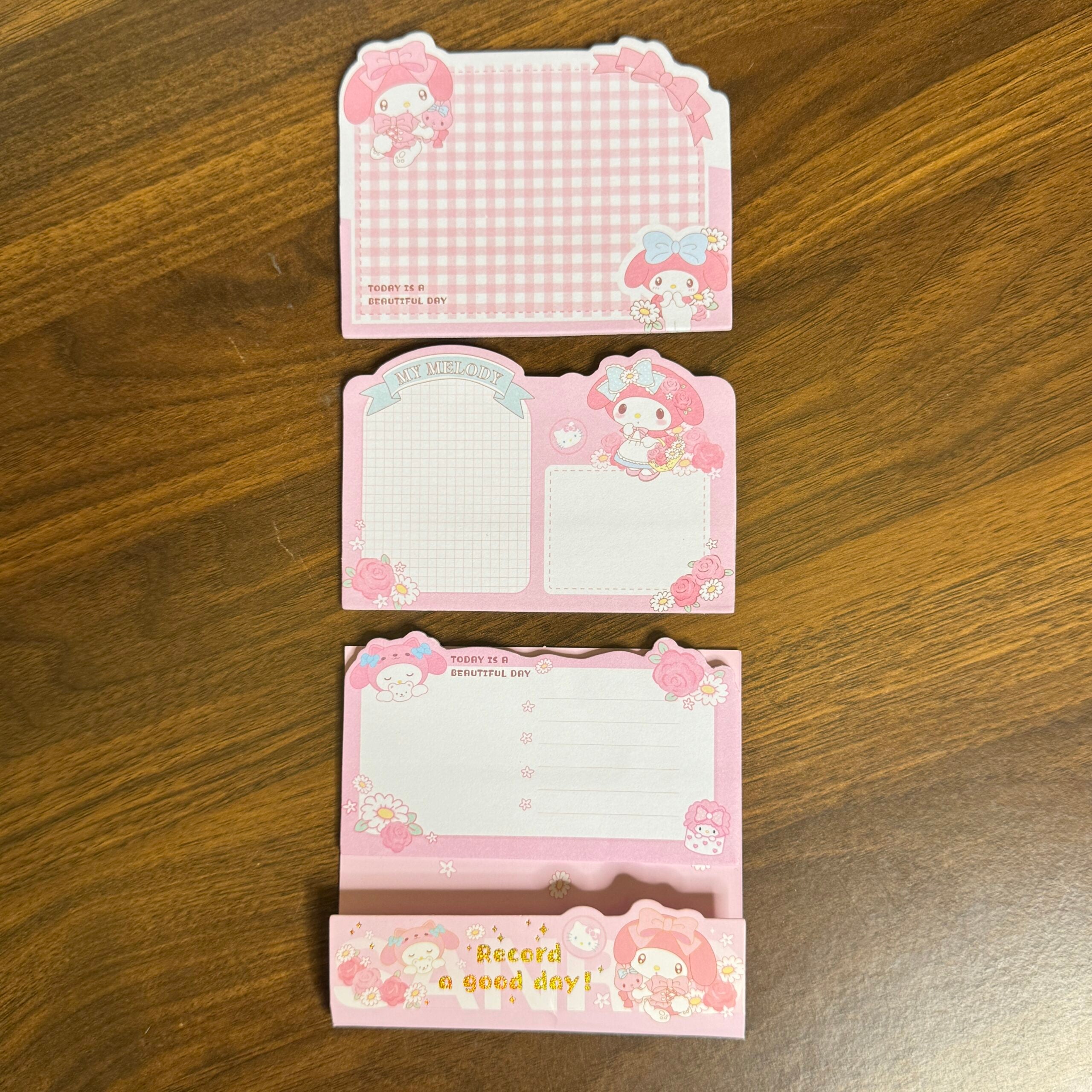 Kuromi three layered sticky notes