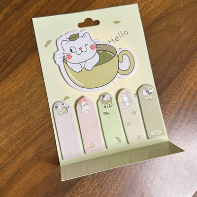 Cute cat sticky notes