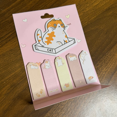 Cute cat sticky notes