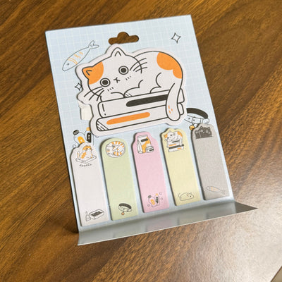 Cute cat sticky notes