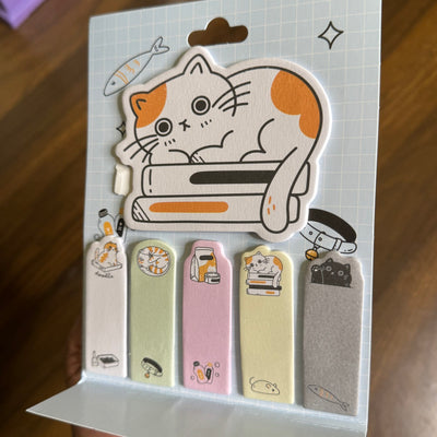 Cute cat sticky notes