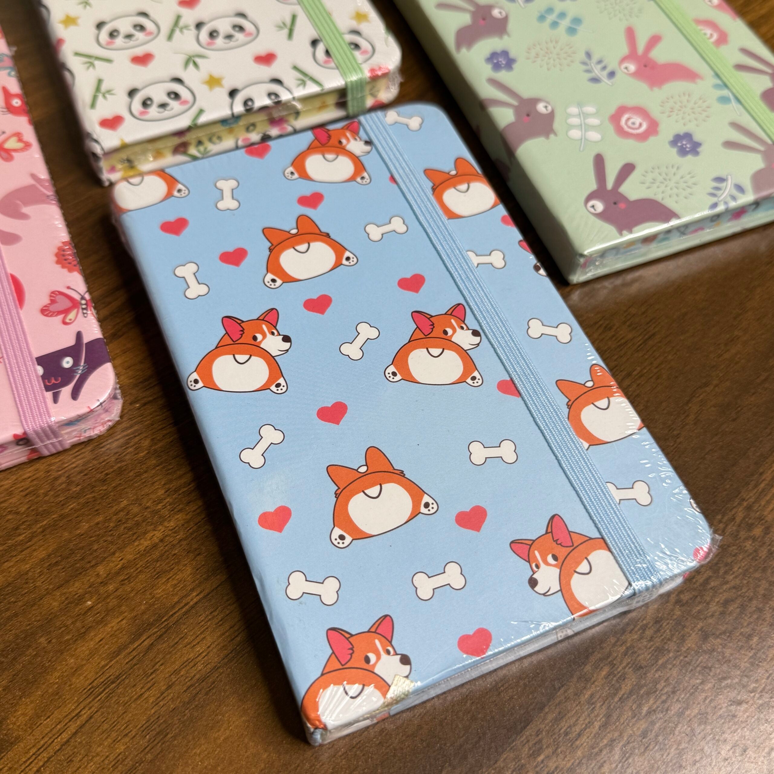 Cute animal print A6 diaries