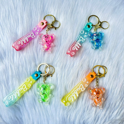 Water Glitter Keychain