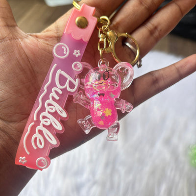 Water Glitter Keychain