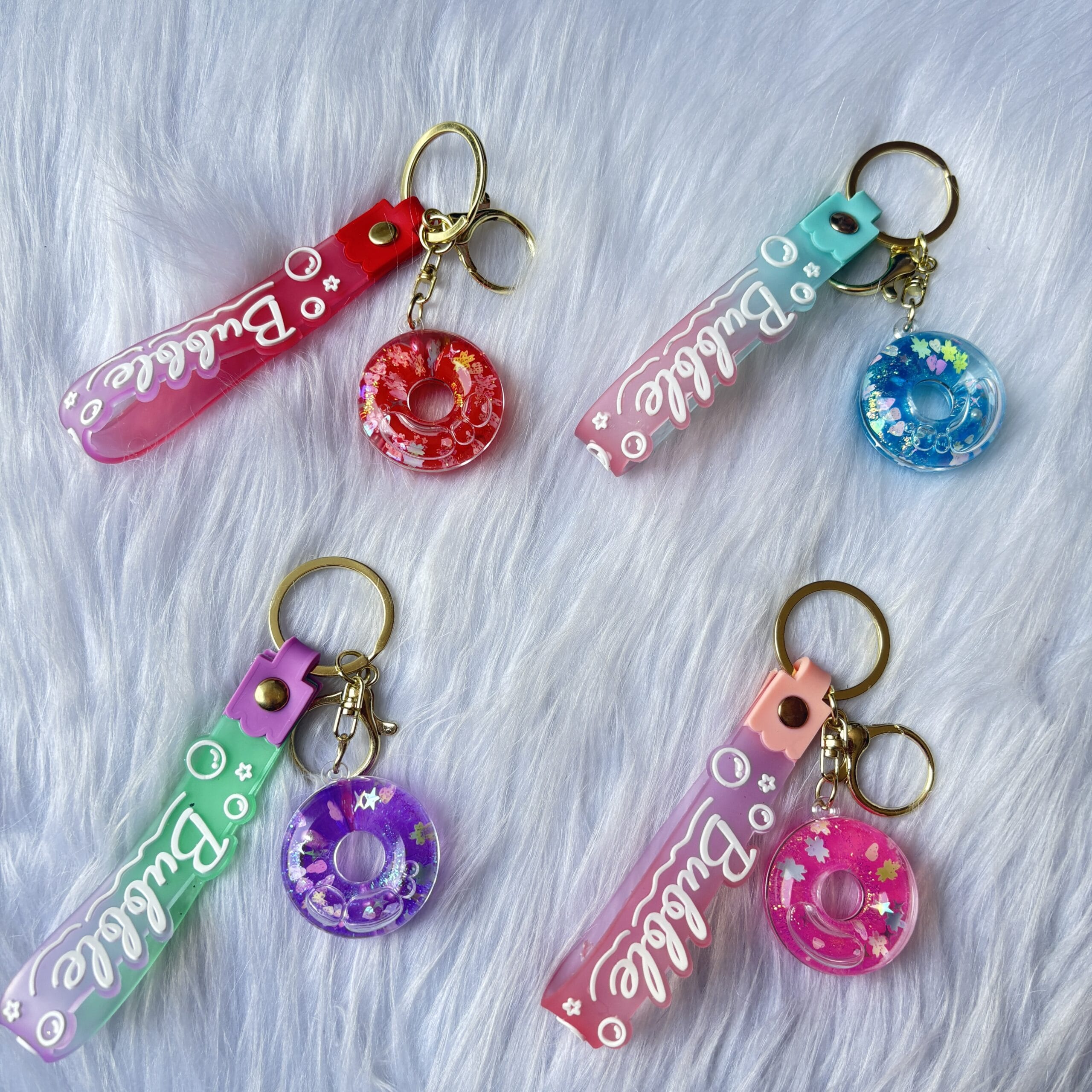 Water Glitter Keychain