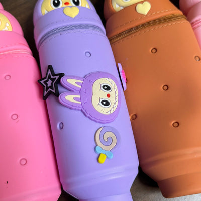 Labubu theme pouches with charms inside